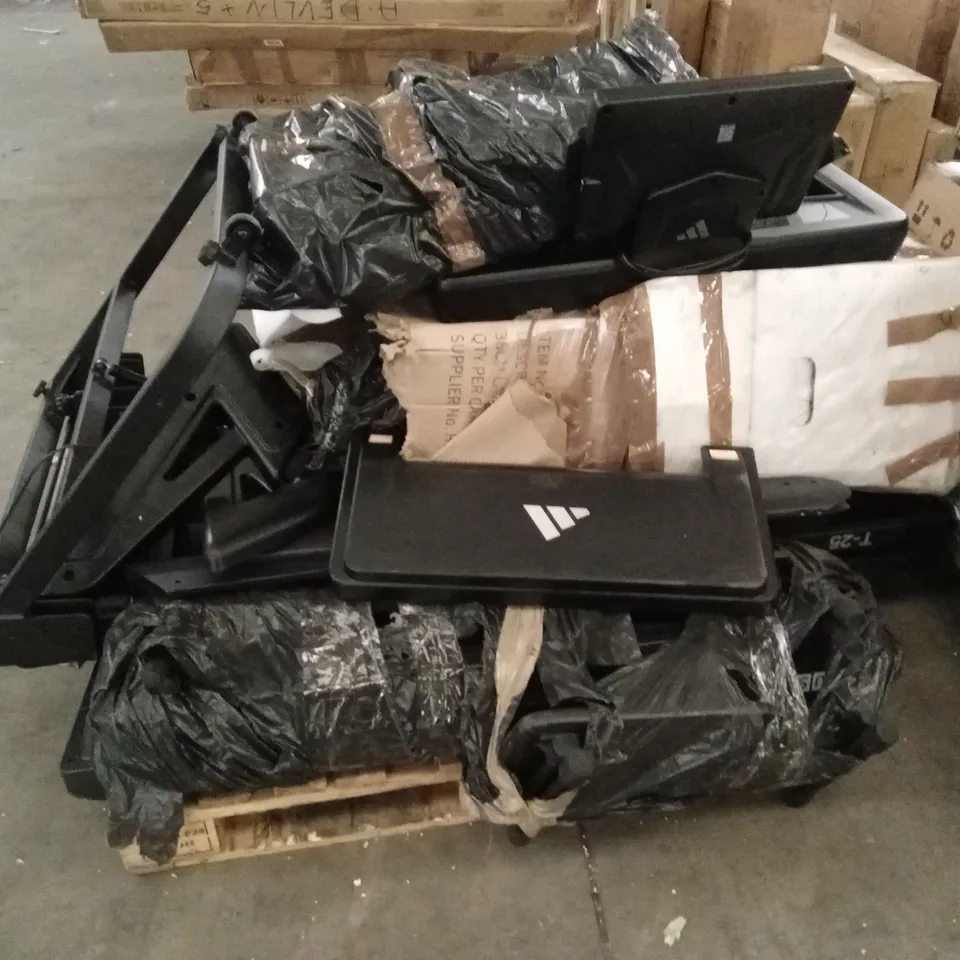 PALLET OF ASSORTED DAMAGED OR INCOMPLETE TREADMILLS