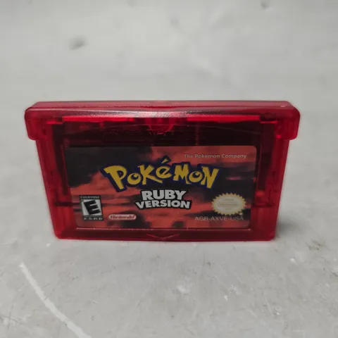 POKEMON RUBY VERSION FOR GAMEBOY ADVANCE (AGB-AXVE-USA)