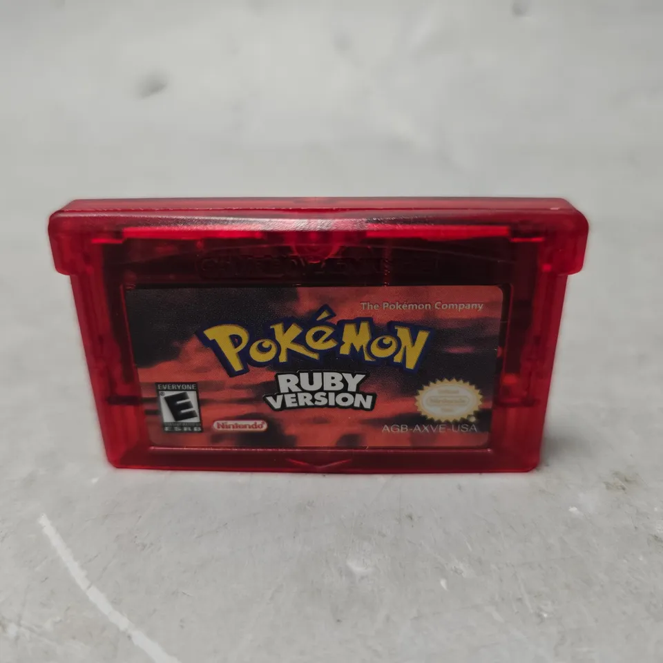 POKEMON RUBY VERSION FOR GAMEBOY ADVANCE (AGB-AXVE-USA)