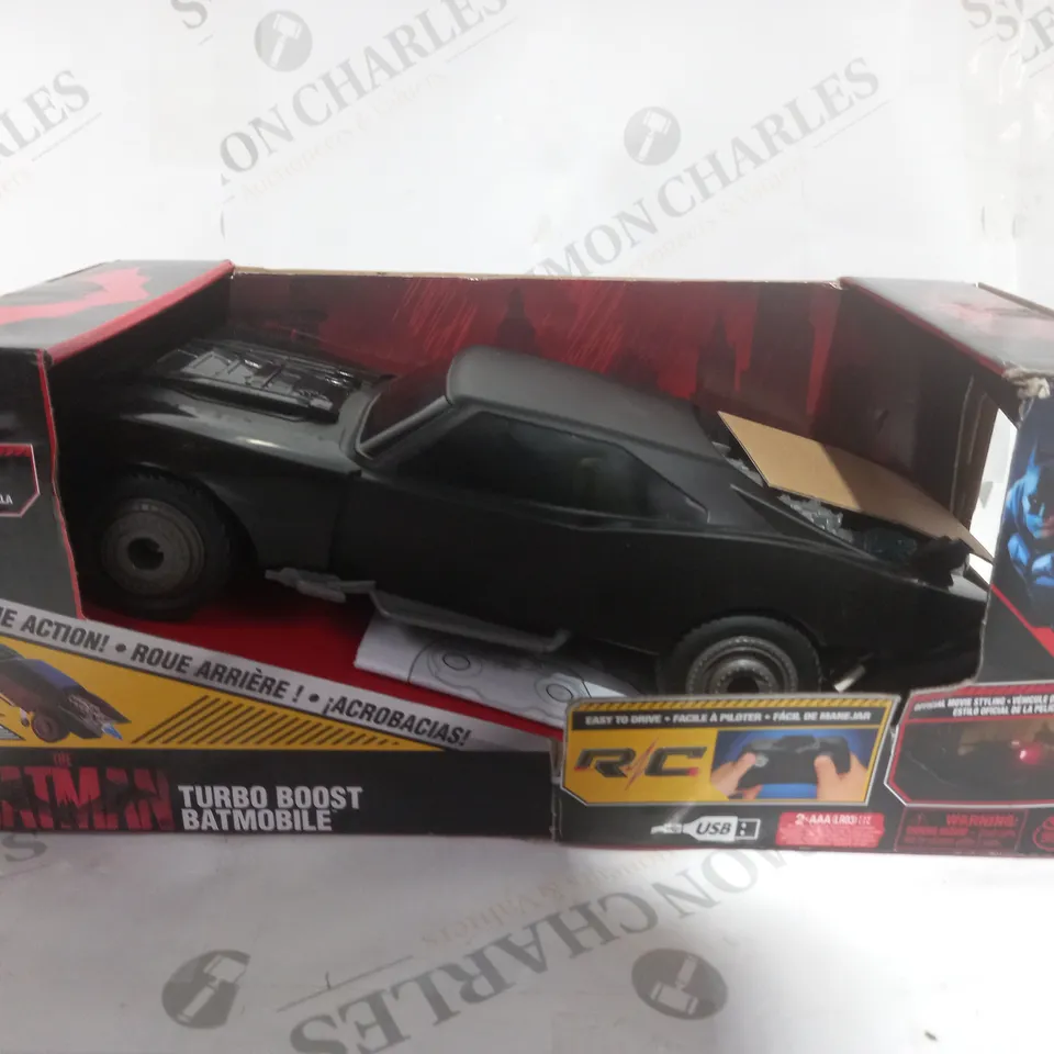 THE BATMAN TURBO BOOST BATMOBILE