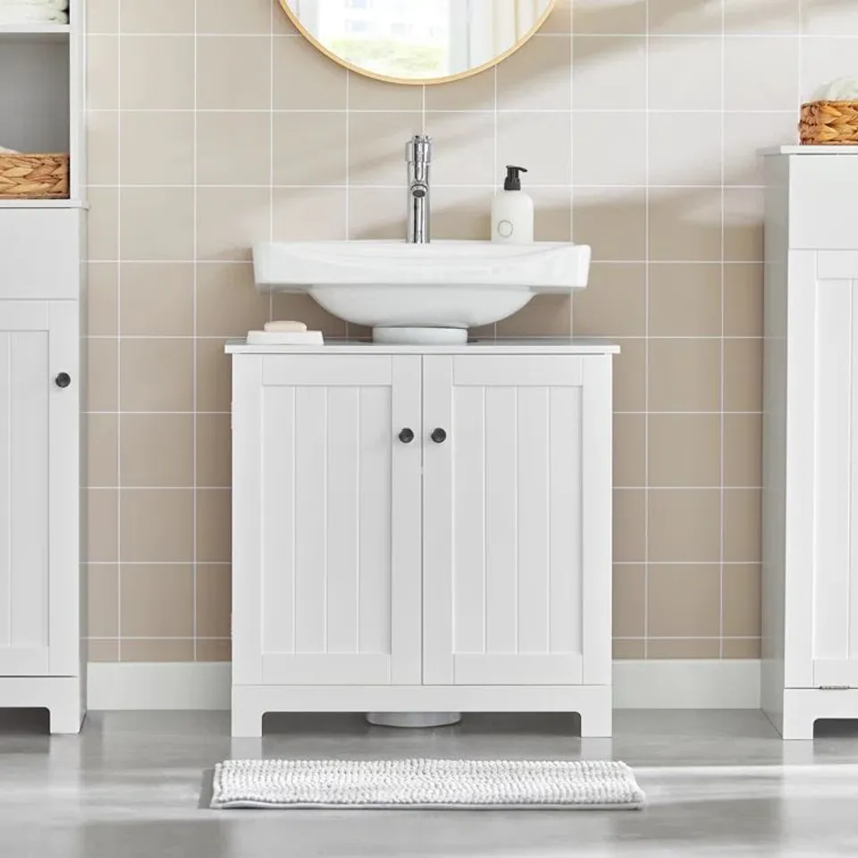 BOXED GERSHWIN 60cm W X 60cm H X 30cm D FREE-STANDING BACK TO WALL TOILET UNIT - WHITE (1 BOX)