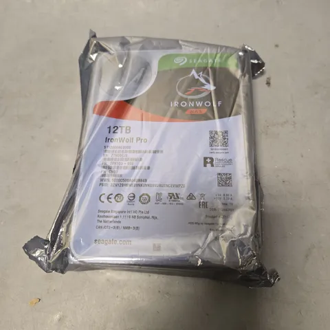 SEALED SEAGATE IRONWOLF PRO 12TB HARD DRIVE