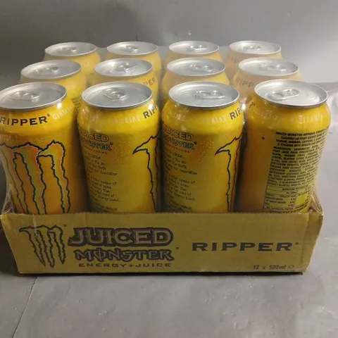 12-CAN PACK OF 500ML MONSTER RIPPER