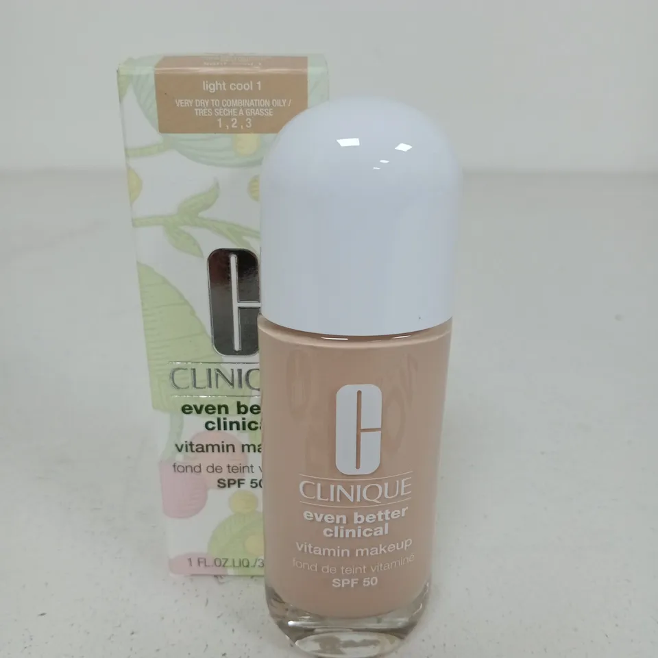 CLINIQUE EVEN BETTER CLINICAL VITAMIN MAKEUP FOUNDATION SPF 50 – LIGHT COOL 1 30ML