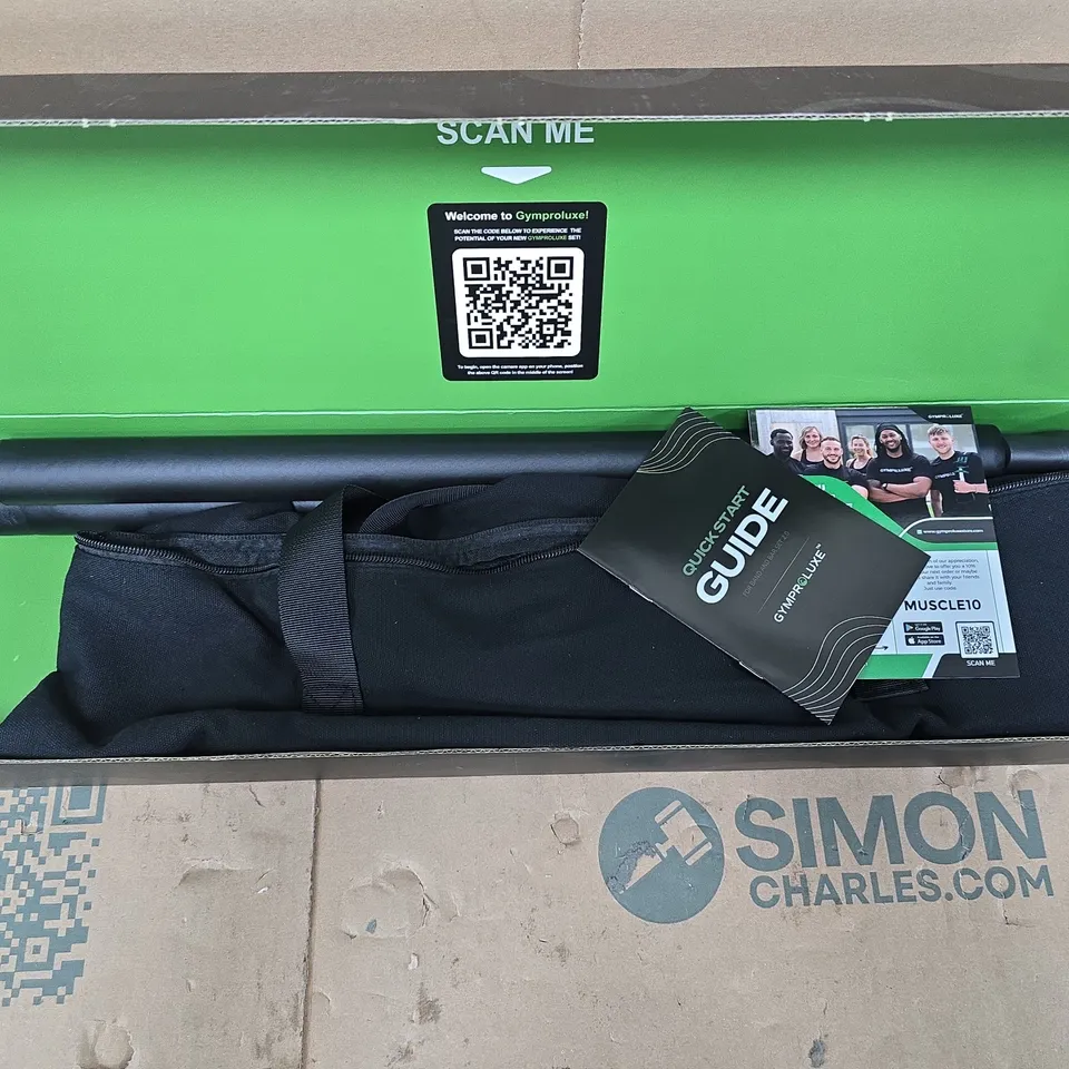 BOXED GYMPROLUXE BAND AND BAR SET 2.0