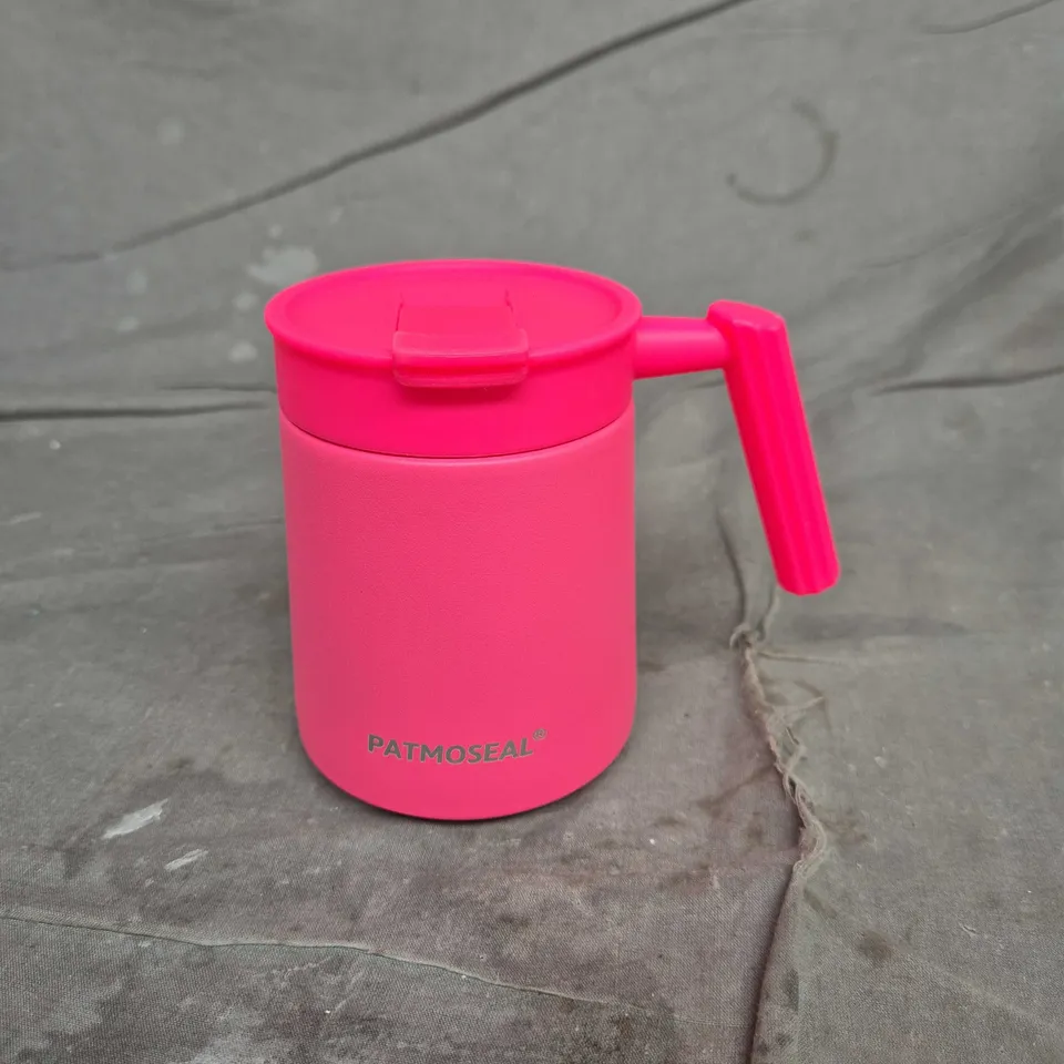 PINK PATMOSEAL INSULATED TRAVEL MUG