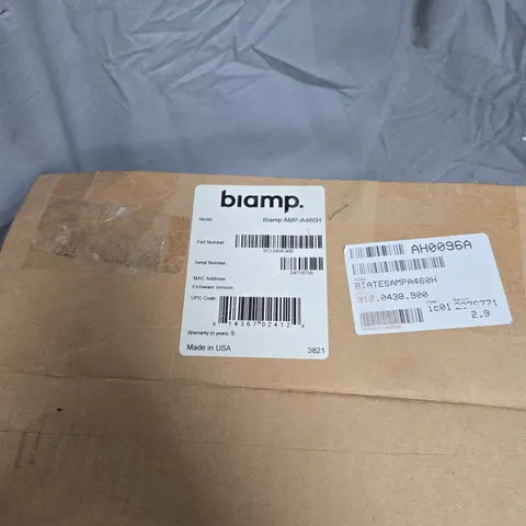 BIAMP AMP-A460H AMPLIFIER – BOXED