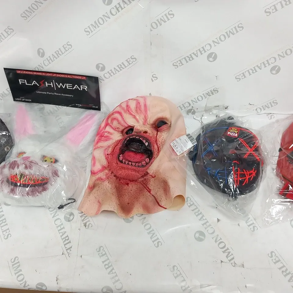 SIX ASSORTED HORROR MASKS