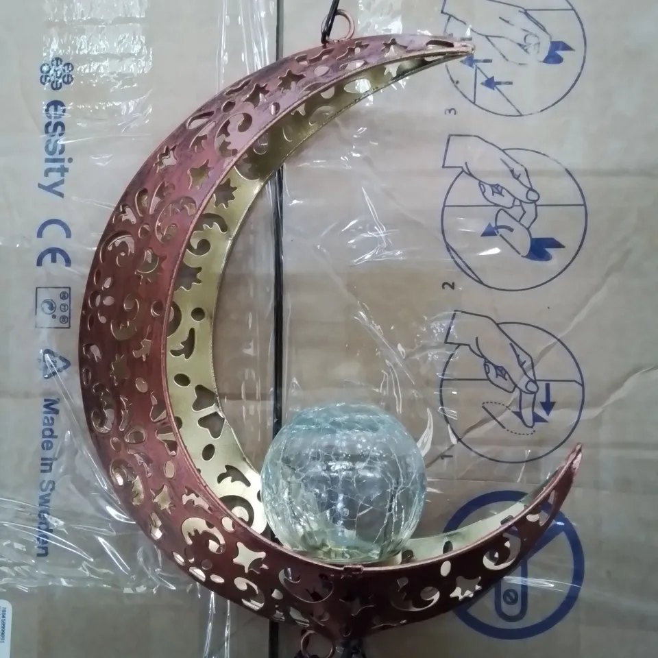 SOLAR LED WIND CHIME - MOON