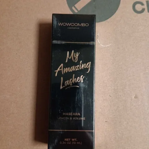 WOWCOMBO COSMETICS MY AMAZING LASHES MASCARA – LENGTH & VOLUME, 0.34 OZ (10 ML)