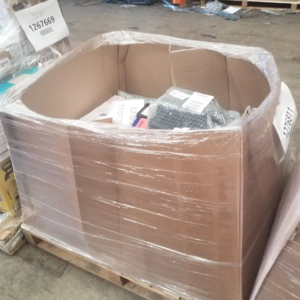 PALLET CONTAINING APPROXIMATELY 19 ASSORTED ITEMS TO INCLUDE HIVE THERMOSTAT AND GHD CERAMIC STRAIGHTENERS