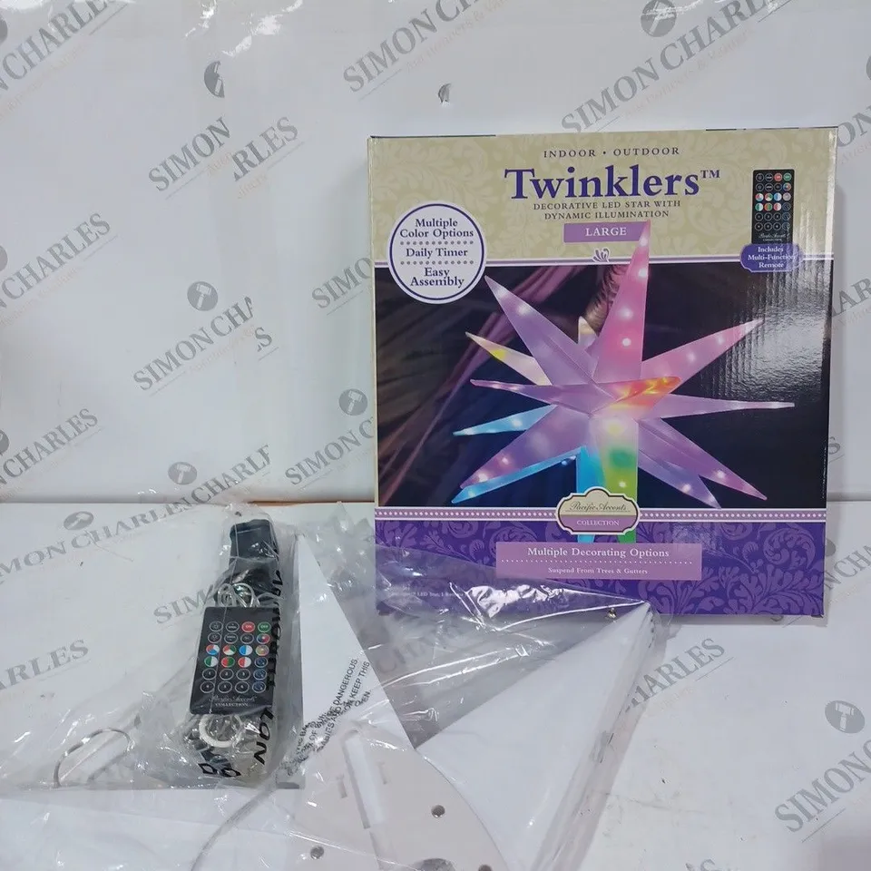BOXED PACIFIC ACCENTS STAR BURST LIGHT SHOW