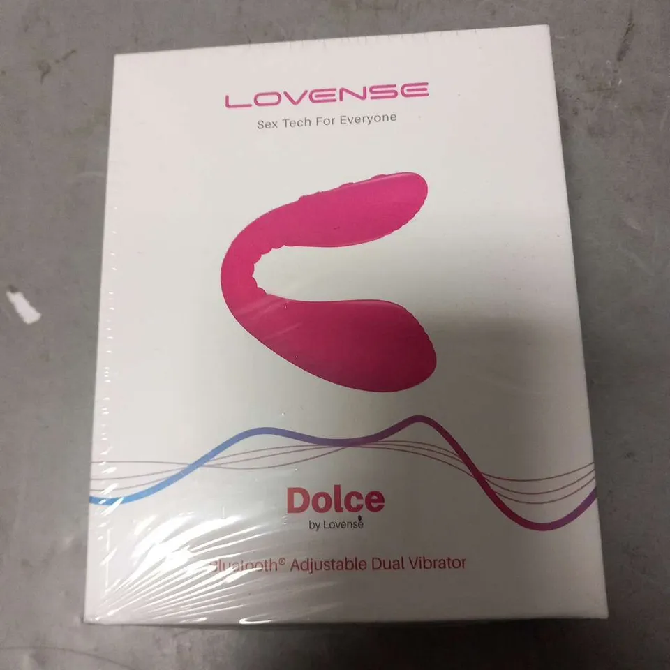 BOXED AND SEALED LOVENSE DOLCE BLUETOOTH ADJUSTABLE DUAL VIBRATOR