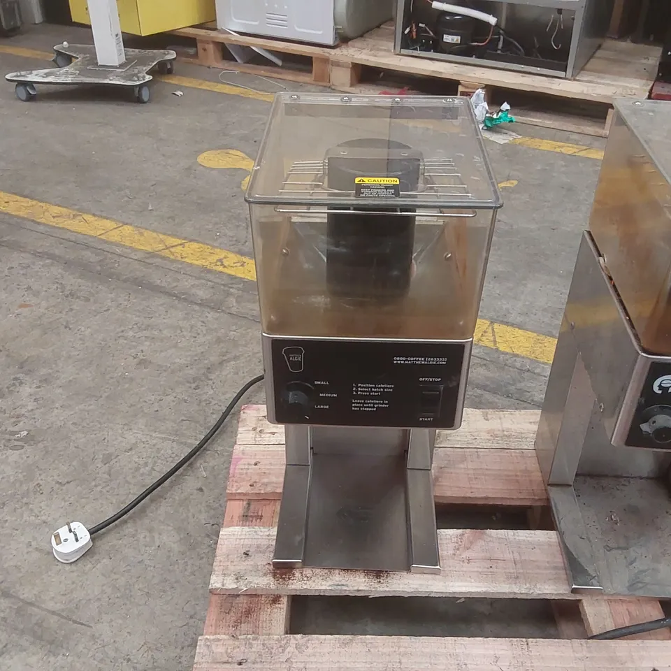 BUNN COMMERCIAL COFFEE GRINDER