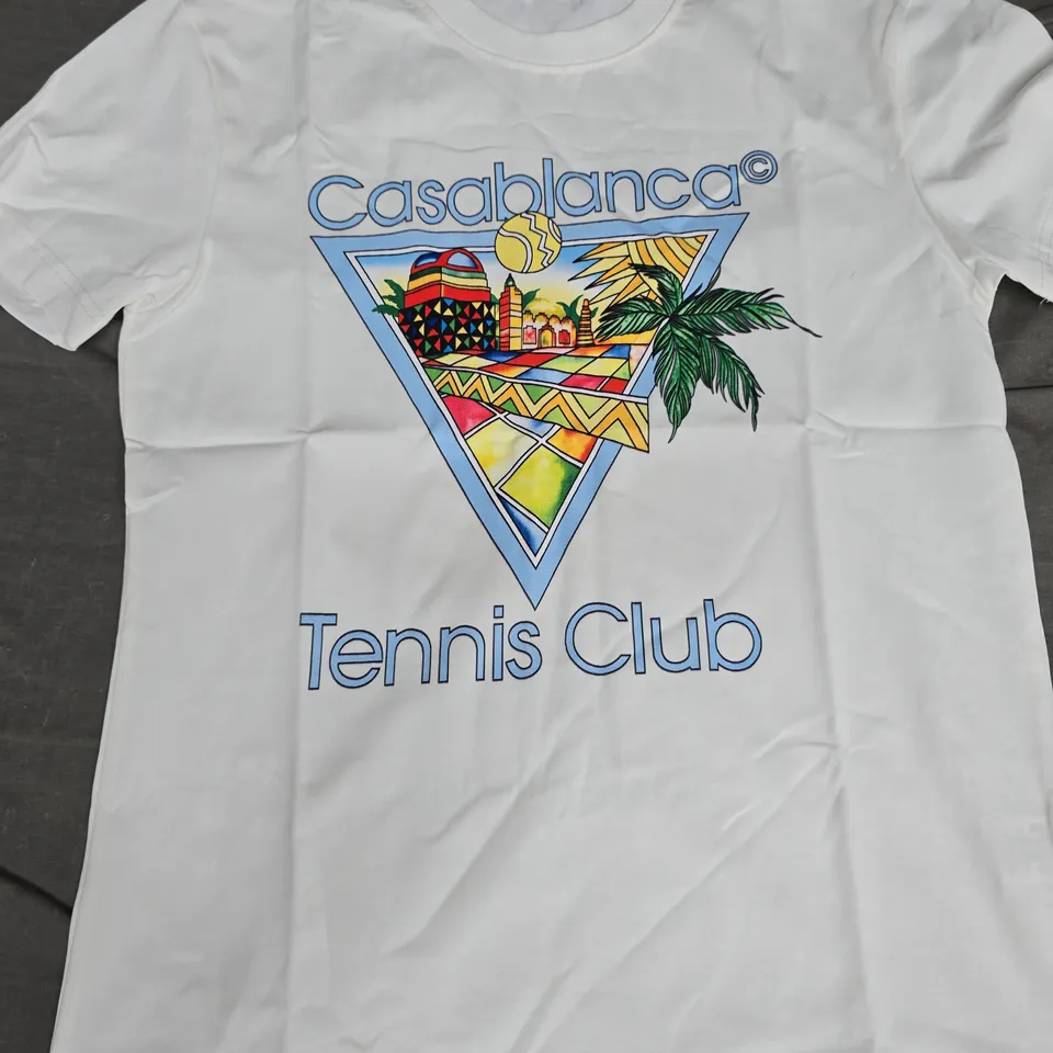CASABLANCA TENNIS CLUB T-SHIRT - S