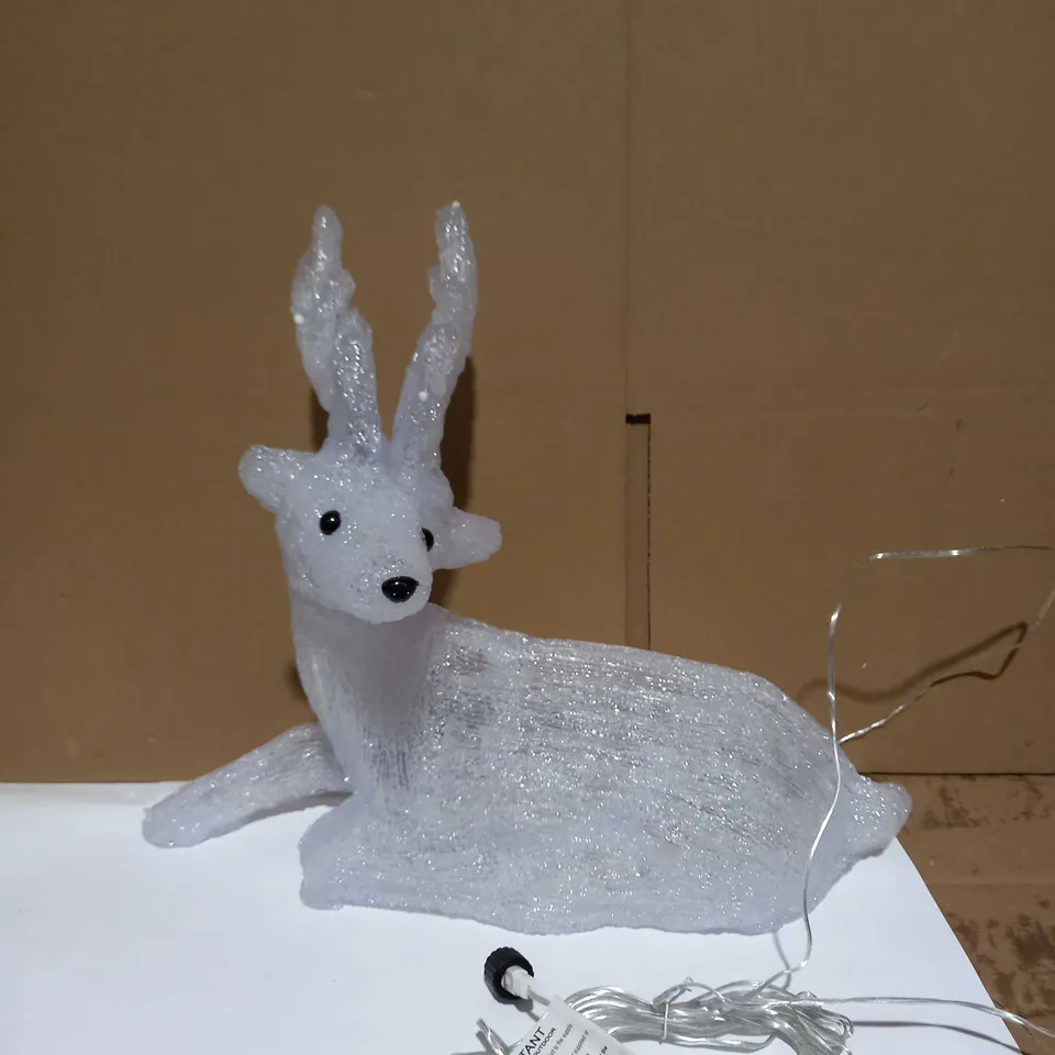 LIGHT UP REINDEER WITH ANTLERS OUTDOOR CHRISTMAS DECORATION RRP £49.99