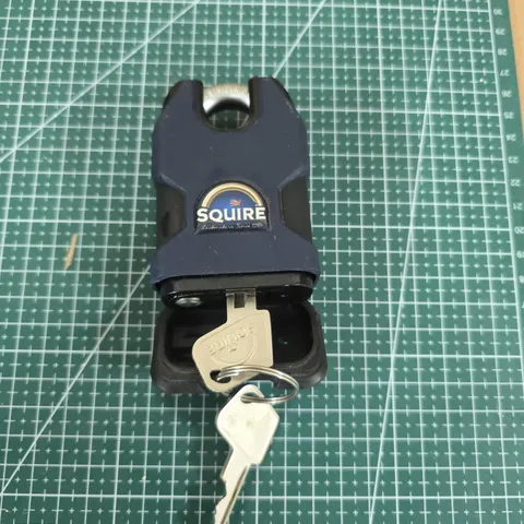 SQUIRE STRONGHOLD HARDENED SOLID STEEL PADLOCK WITH KEYS