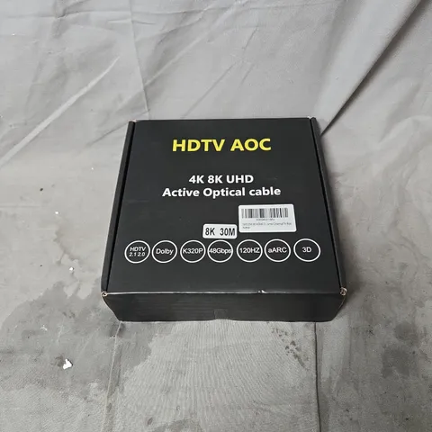 AOC HDTV ACTIVE OPTICAL HDMI CABLE – 4K/8K UHD, 30M 