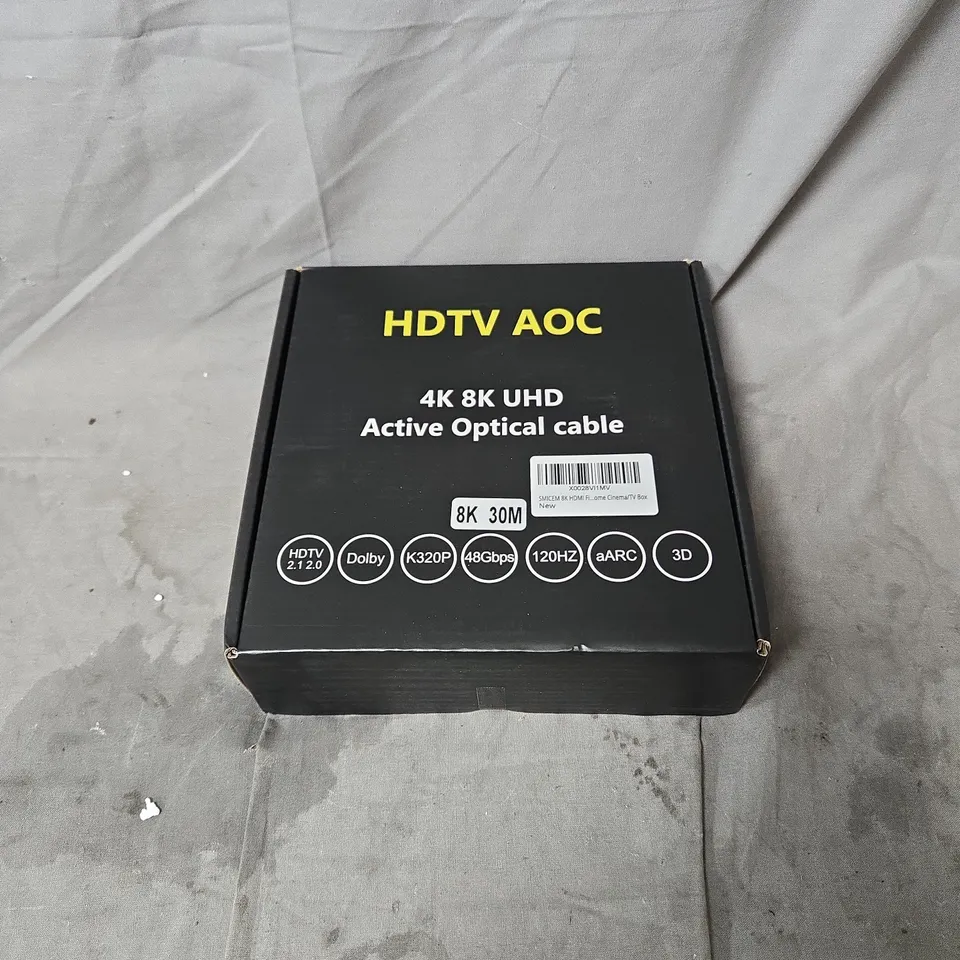 AOC HDTV ACTIVE OPTICAL HDMI CABLE – 4K/8K UHD, 30M