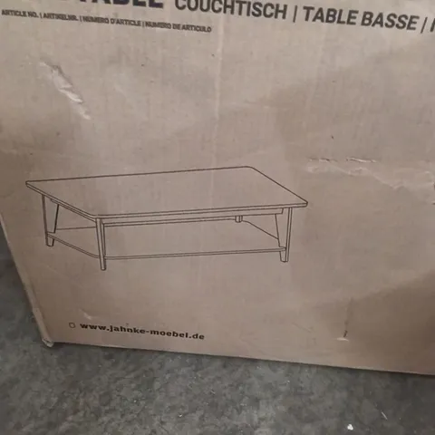 BOXED SIXTY COFFEE TABLE - OAK BLACK