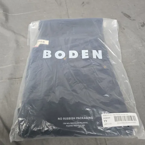 BODEN NAVY HIGH-WAISTED CORD SLIM JEANS – UK 12L