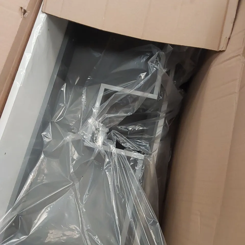 BOXED GREY WOODEN BASIN