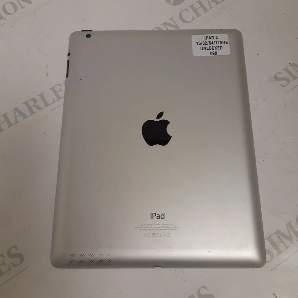 APPLE IPAD A1458 (4TH GEN) TABLET 