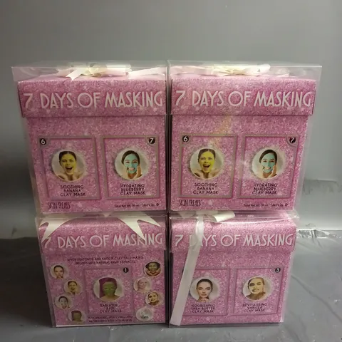SKIN TREATS LOT OF 4 7 DAYS OF MASKING ADVENT CALENDER GIFT SET