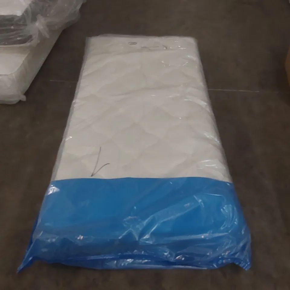 QUALITY BAGGED SINGLE 90cm AIRSPRUNG LUXURY QUILTED MEDIUM MATTRESS