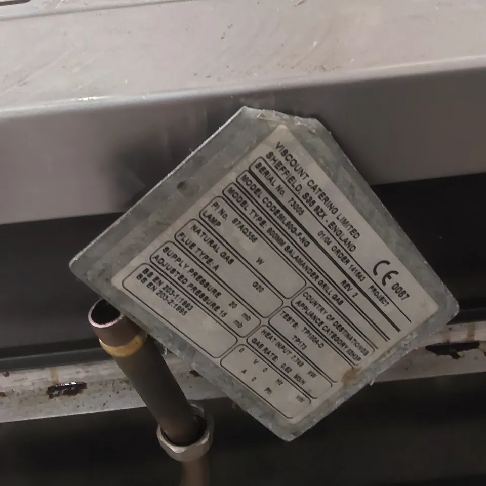 VISCOUNT CATERING COMMERCIAL SALAMANDER GRILL