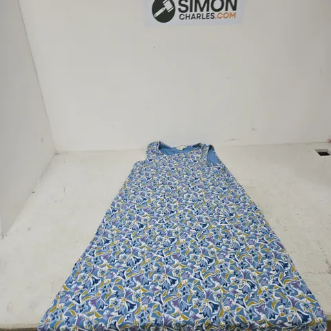 SEASALT CORNWALL WOMEN'S BLUE FLORAL GARMENT UK 12 (EU 40) – MADE IN MOROCCO