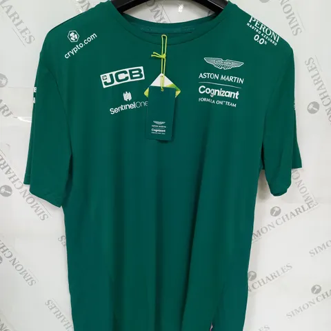 ASTON MARTIN LOGO TEAM T-SHIRT SIZE XL