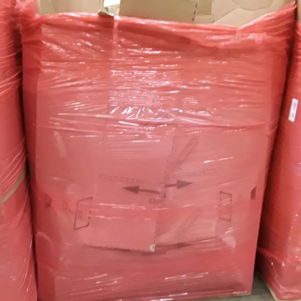 PALLET TO CONTAIN AN ASSORTMENT OF HOUSEHOLD ITEMS TO INCLUDE KIDS TRAMPOLINE, KIDS SCOOTER, RETRACTABLE BABY GATES AND PULL UP BAR ECT 