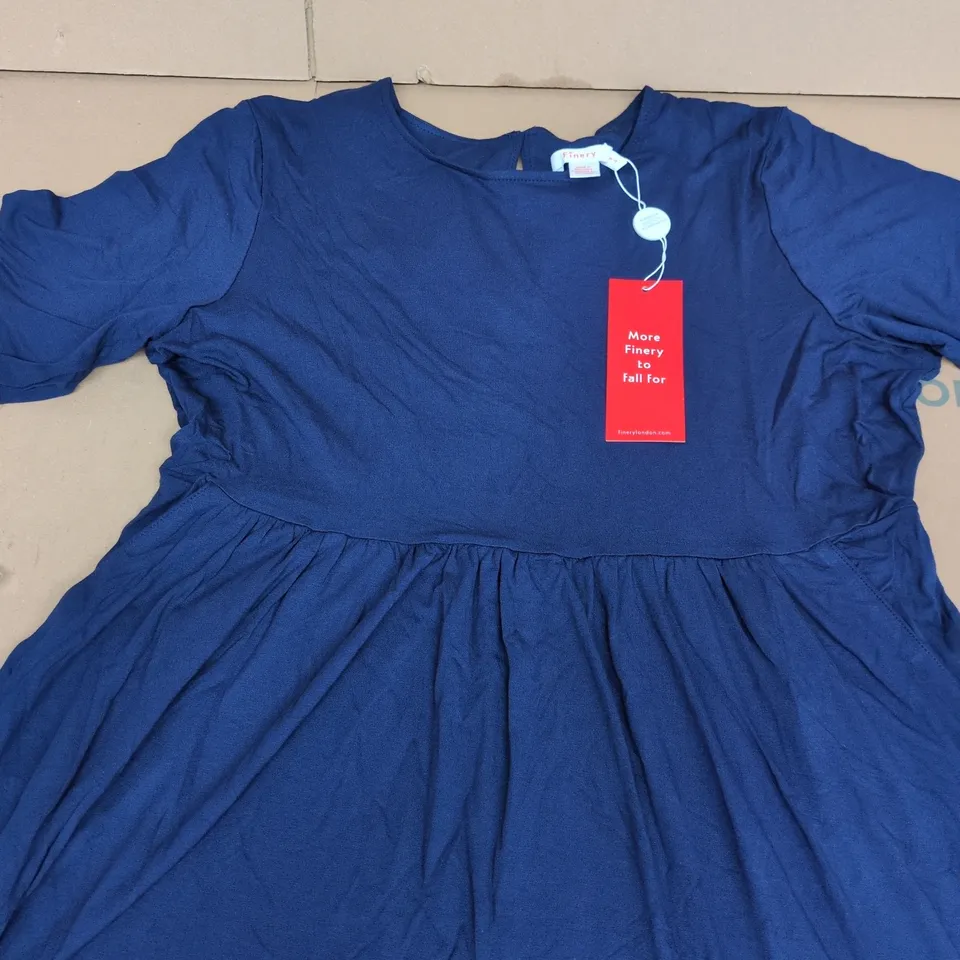 FINERY LONDON NAVY DRESS – WOMEN'S UK SIZE 16 (K16)
