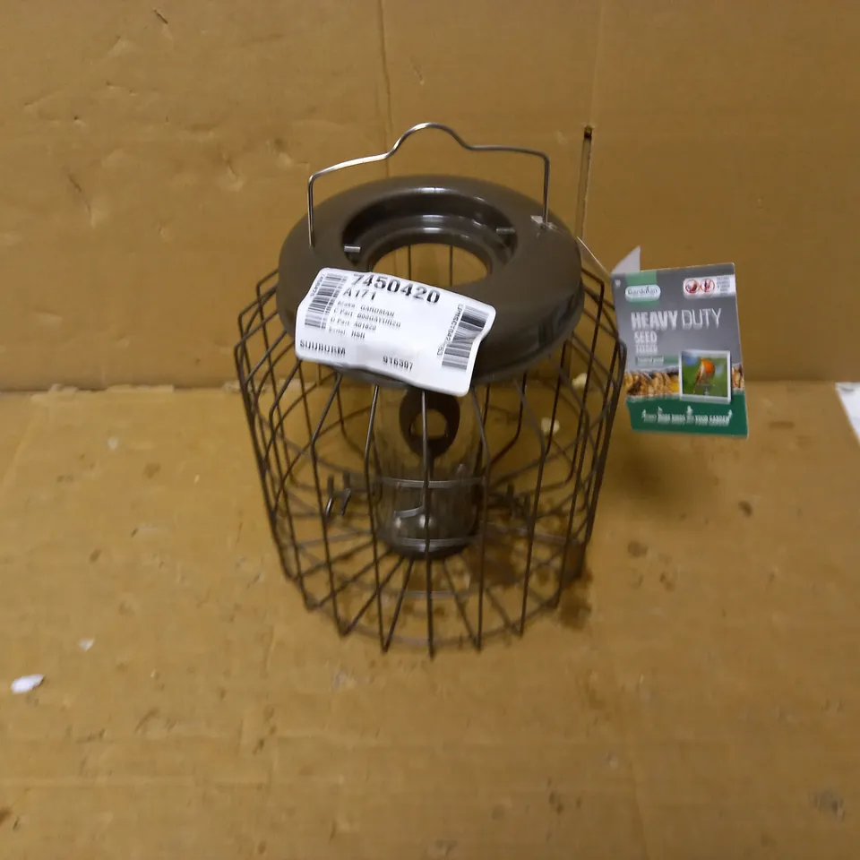 GARDMAN HEAVY DUTY SQUIRREL PROOF SEED BIRD FEEDER