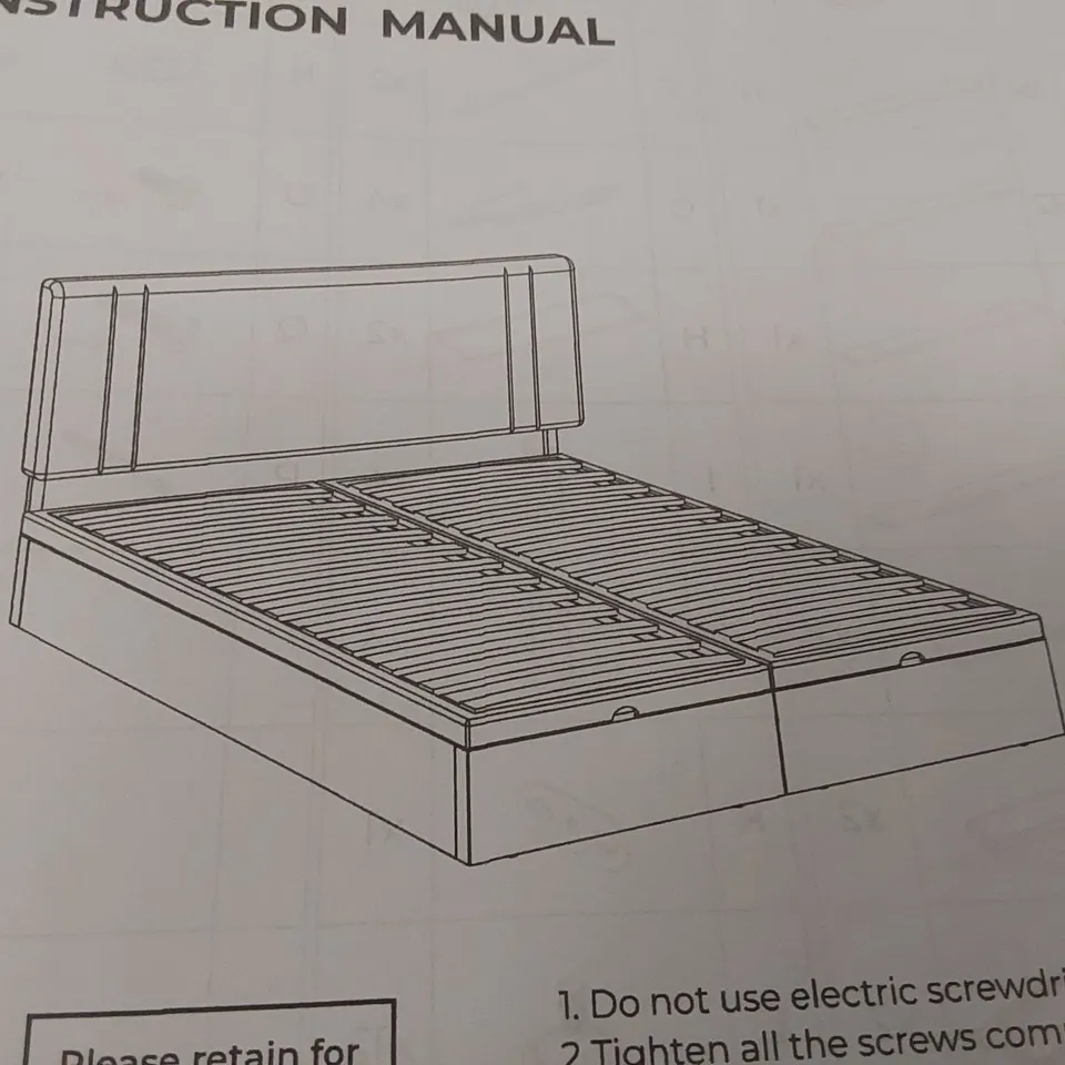 BOXED GAS LIFT VERTICAL LINE VELVET OTTOMAN BED FRAME - SUPERKING SIZE, GREY (1 BOX)