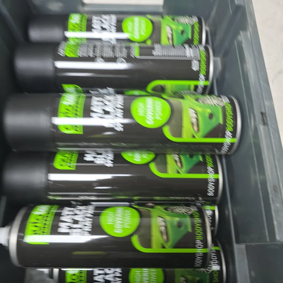 AUTOTEK PROFESSIONAL MATT BLACK SPRAY PAINT – 400ML - APPROX 7 CANS