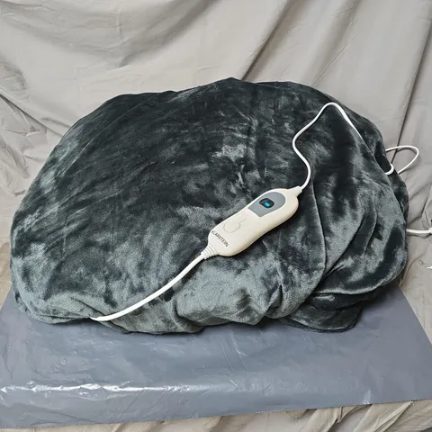 KLARSTEIN HEATED WEARABLE BLANKET FOR ADULTS, 155X180 CM - GREY