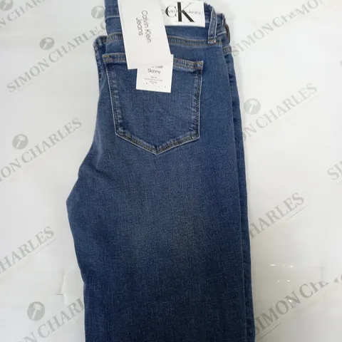 CALVIN KLEIN MID RISE SKINNY DENIM JEANS SIZE W28 L32