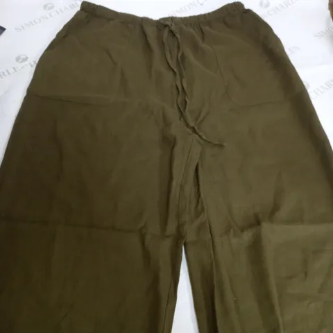 NOBODYS CHILD PETITE SHONA KHAKI TROUSERS - UK 12 