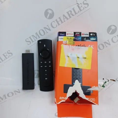 BOXED AMAZON FIRE TV STICK 4K BLACK 