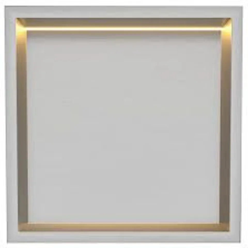 BOXED JTP VOS SQUARE SHOWER NICHE 300MM H X 300MM W - BRUSHED BRASS QUICK CODE: 2853483