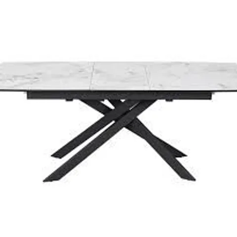 BOXED INDUS VALLEY LIMA EXTENDABLE DINING TABLE (2 BOXES)