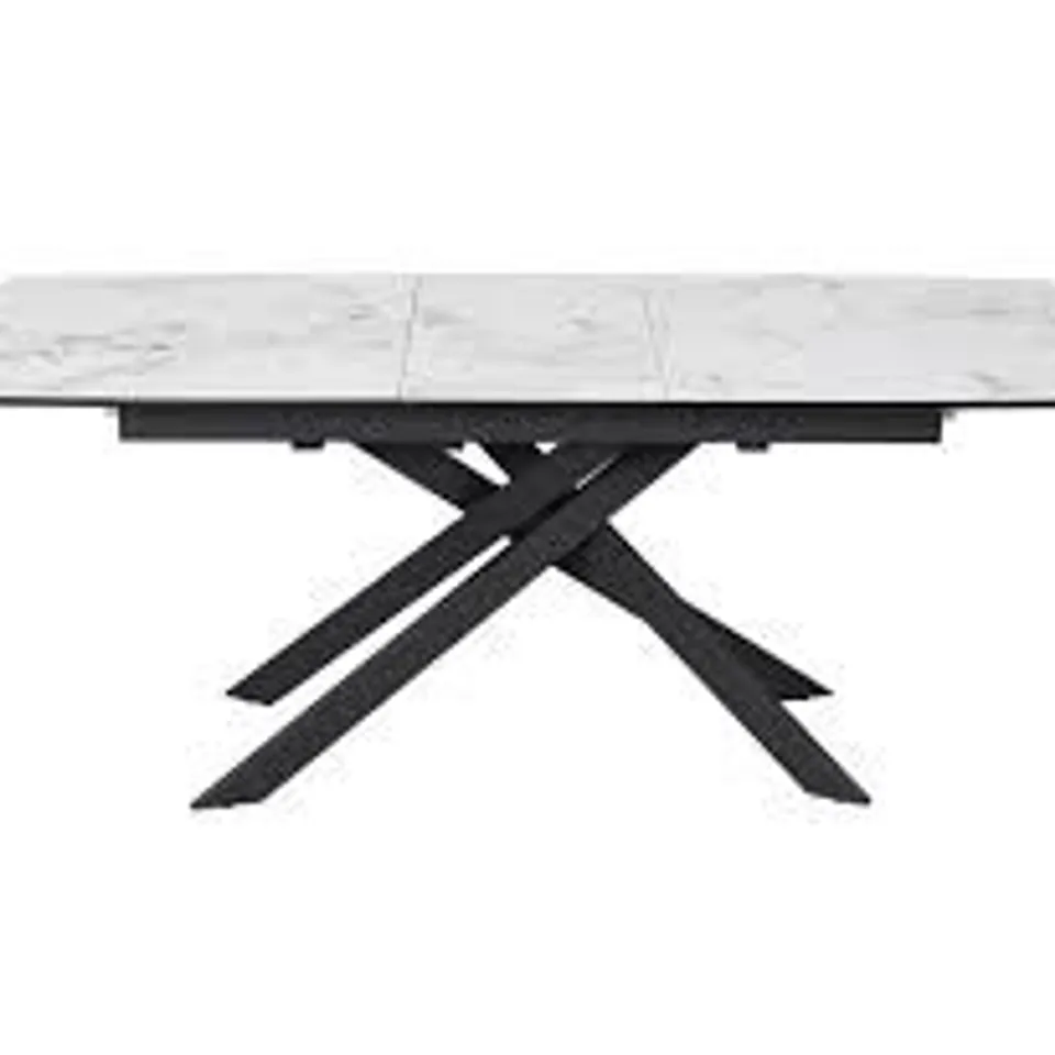 BOXED INDUS VALLEY LIMA EXTENDABLE DINING TABLE (2 BOXES)