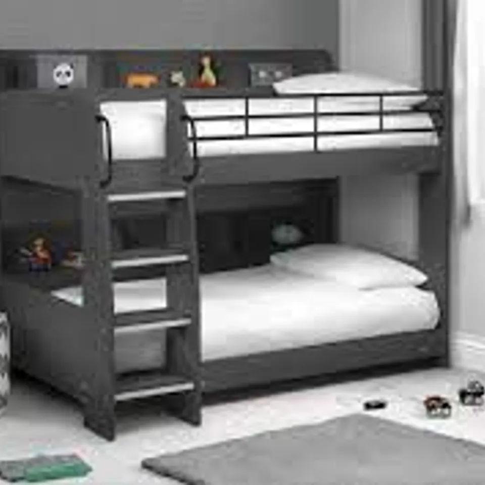 BOXED BLACK DOMINO BUNK BED (1 BOX) RRP £179.99