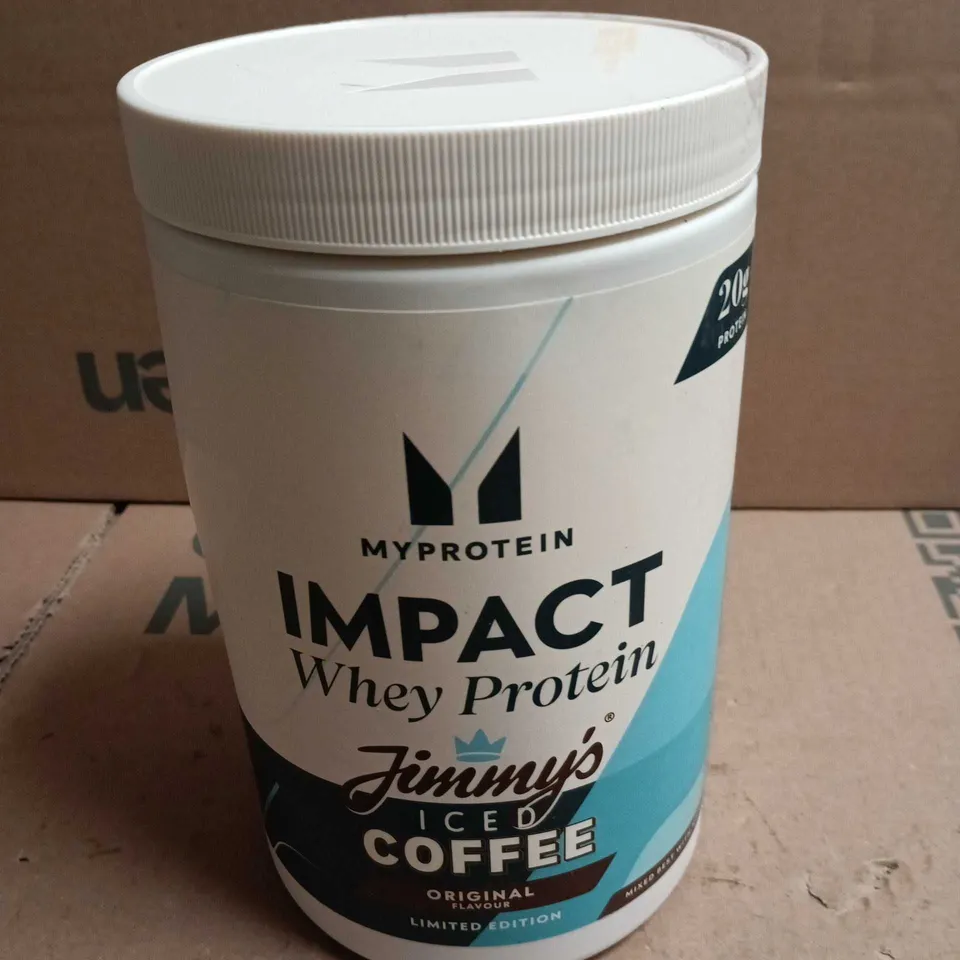 MYPROTEIN IMPACT WHEY PROTEIN – JIMMY'S COFFEE ORIGINAL FLAVOUR - 600G
