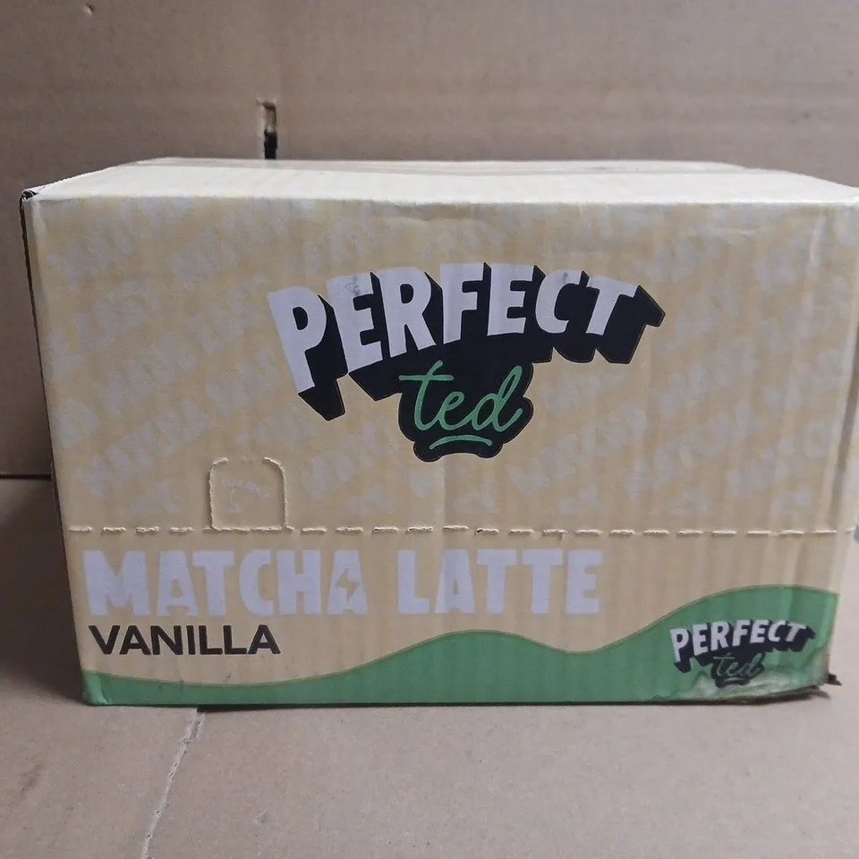 PERFECT TED VANILLA MATCHA LATTE MULTIPACK (12 X 250ML CANS)