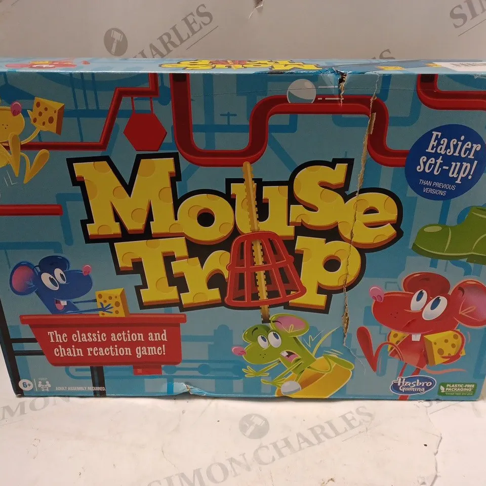 BOXED MOUSE TRAP GAME FROM HASBRO GAMING 6+ RRP £26.99