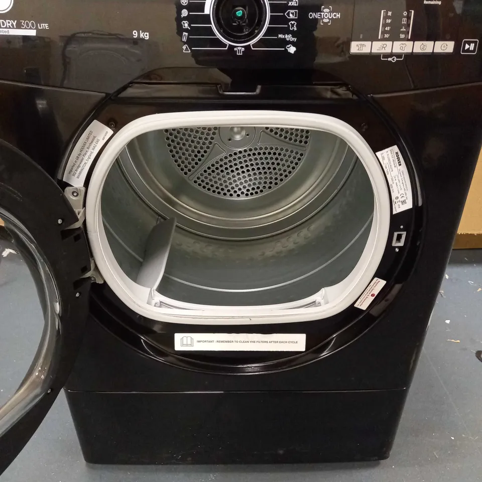 HOOVER FREESTANDING VENTED TUMBLE DRYER IN BLACK
