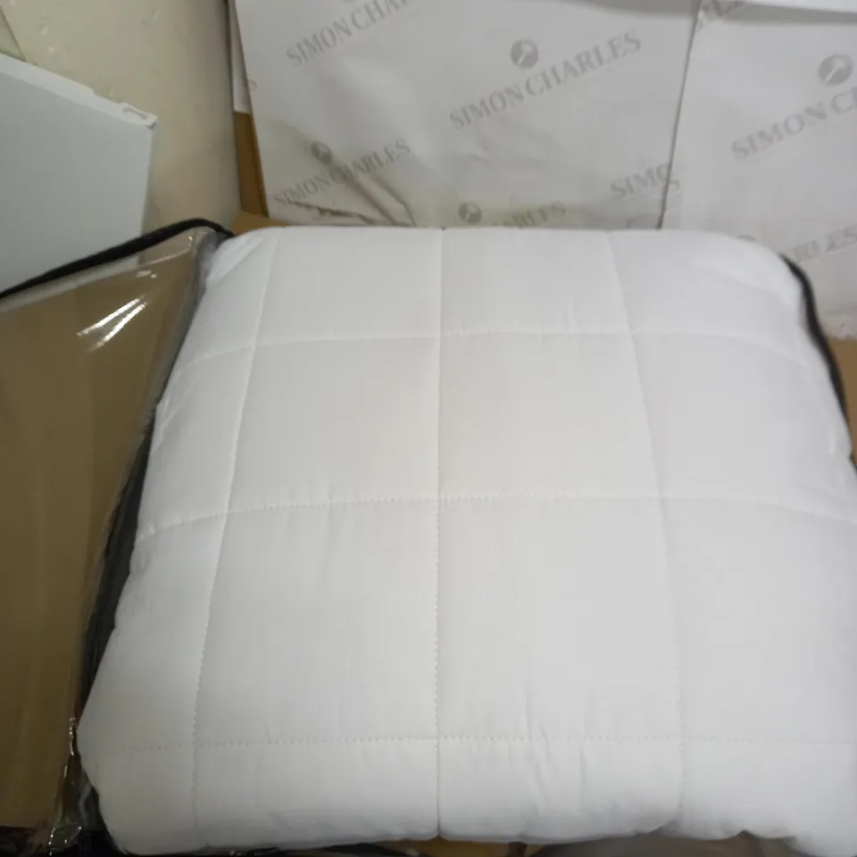DREAMLAND ORGANIC WARMING COTTON MATTRESS PROTECTOR 